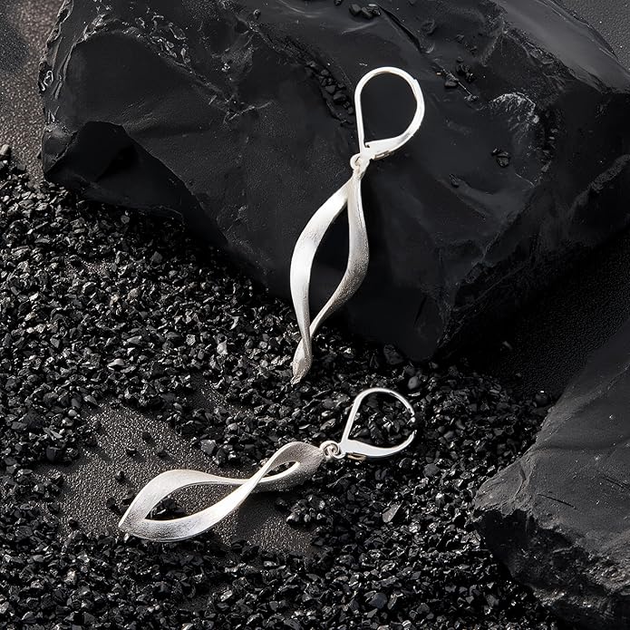 925 Sterling Silver Teardrop Dangle Earrings for Women Leverback Drop Dangle Earrings Jewelry Hypoallergenic Sterling Silver Teardrop Earring for Women Gifts