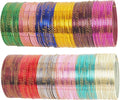 Touchstone indian bangles bracelets for women colorful churiyan set return gifts jewelry chudiya bulk pack bollywood metal bangle sets 12 textured vintage colors. Set of 144