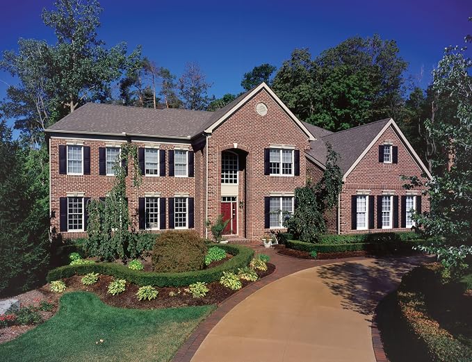 Homeside Raised Panel Vinyl Shutter 1 Pair 14-1/2in. x 71in. 044 Cranberry - Image 9