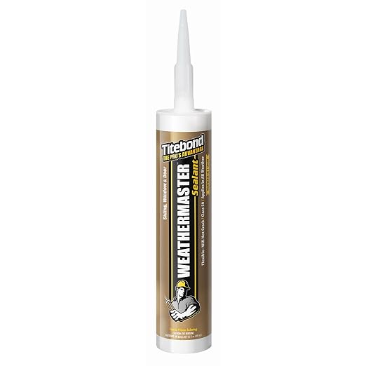 Titebond WeatherMaster Sealant, Siding & Trim, UV-Resistant, Paintable in 1 Hour by Titebond