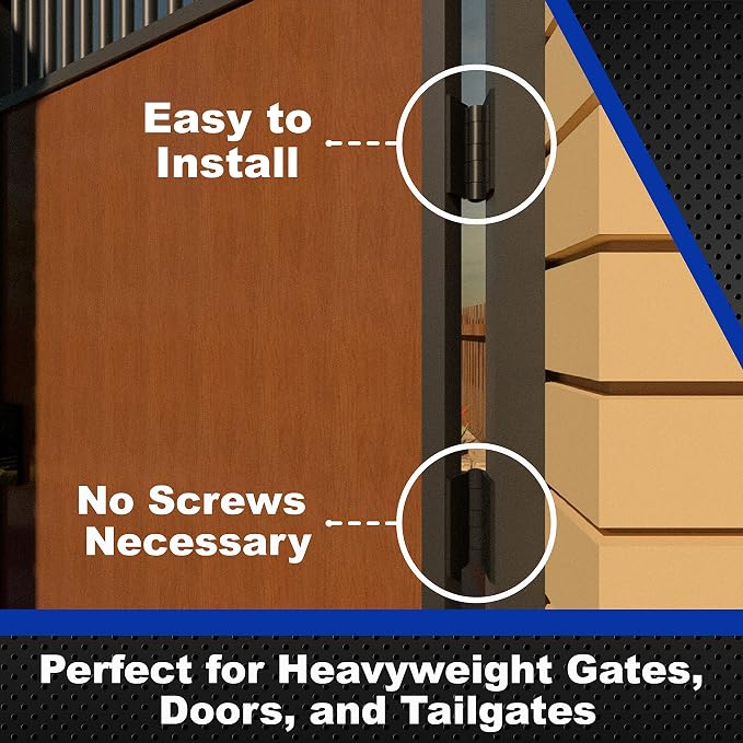 Heavy Duty Weldable 8 Pairs 4" x 4" Gate Hinges-Steel Butt Hinge/HVY Gates - Image 4