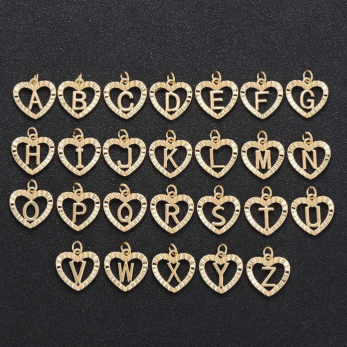 YANODA Initial Ankle Bracelets for Women 14K Gold Plated Layered Figaro Chain Letter Initial Anklets Handmade Layered Heart Ankle Bracelets Personalized Jewelry for Women