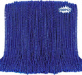 200PCS Blue Beads, 4th of July Blue Beaded Necklaces Stuff, 33" Mardi Gras Necklace Costume Bulk, Parade Throw Party Accessories for Fourth of July Wedding Birthday Events Supplies Decorations