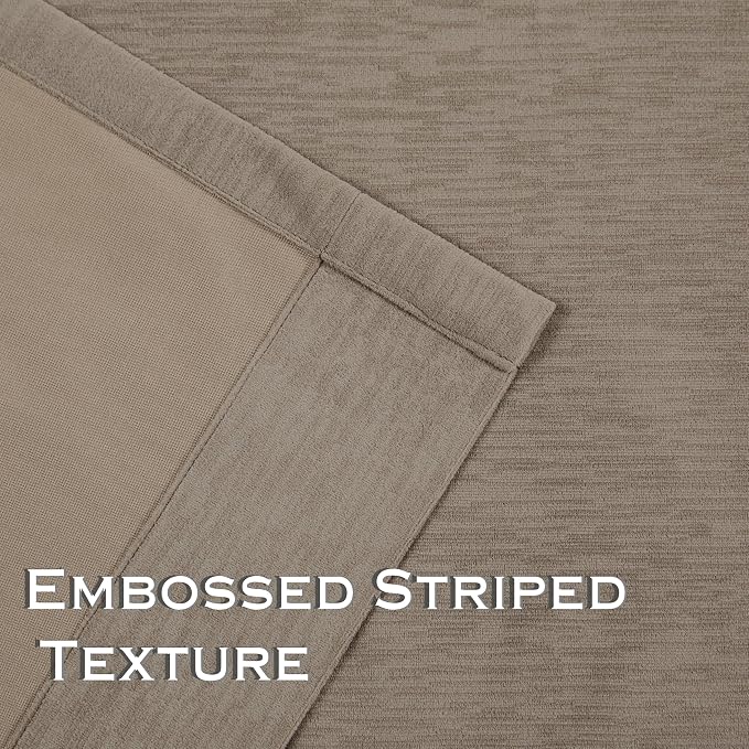 Kayne Studio Mocha Tan Velvet Pinch Pleated Back Tab Curtains 95 Inch Long | - Image 2