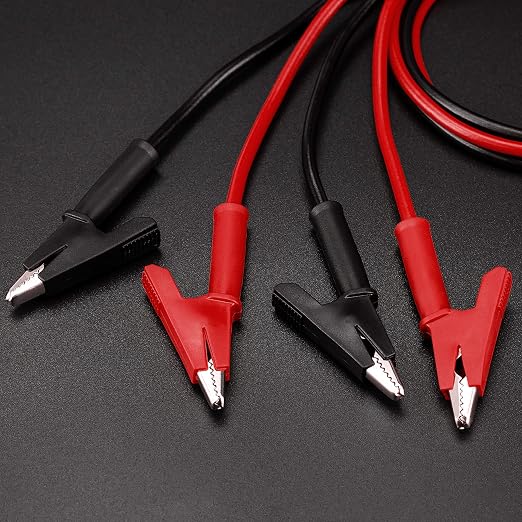 KAIWEETS Alligator Clips Electrical Test Leads Set, 15A Jumper Wires Heavy Duty - Image 5
